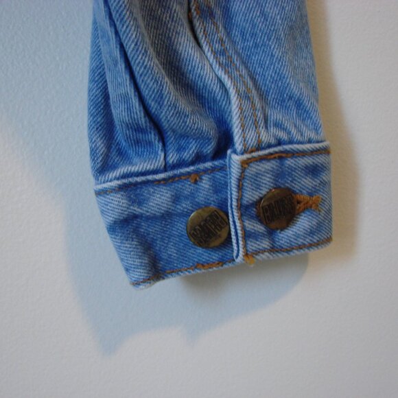 Vintage 80s 90s L.A. Blues Denim Jean Jacket Size Large - Picture 11 of 14